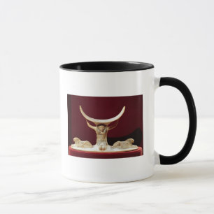 Kopflehne mit Shu, der ägyptische Gott der Luft Tasse