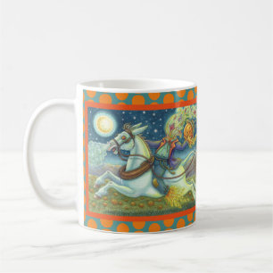 KOPFLOSE HORSEMAN-SKARECROW, KLASSISCHE HALLOWEER  KAFFEETASSE