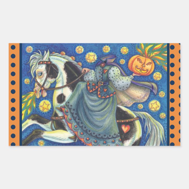 KOPFLOSE HORSEWOMAN, SIDESADDLE STICKERS SHEED REc (Vorderseite)