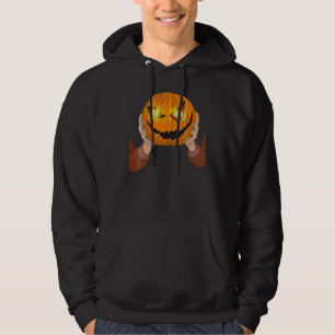 Kopflose Männer Kostüm Kürbiskopf für Halloween Pa Hoodie