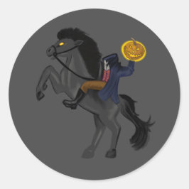 Kopflose Reiter Halloween Leckerei Bag Stickers