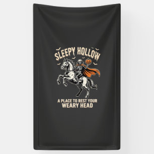 Kopfloser Reiter Sleepy Hollow Halloween T-Shirt Banner