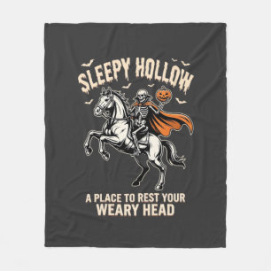 Kopfloser Reiter Sleepy Hollow Halloween T-Shirt Fleecedecke