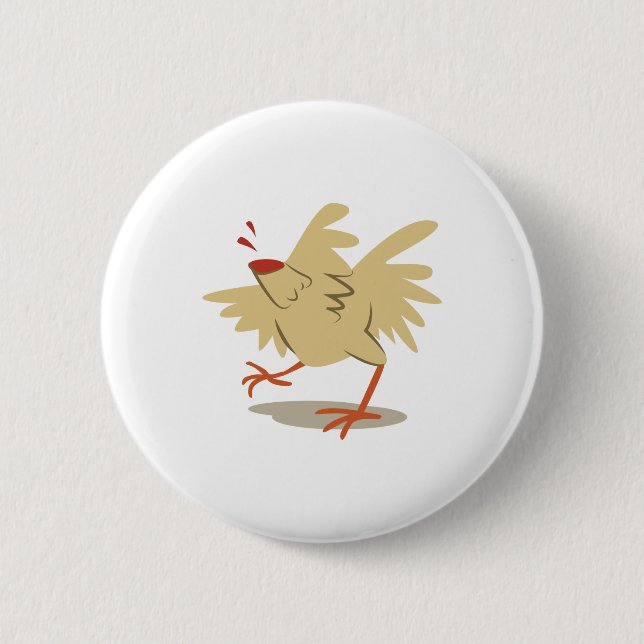 kopfloses Huhn Button (Vorderseite)
