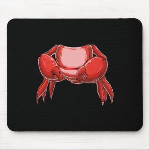Kopfloses Krabbenkostüm Lustiges Angeln Krabbenlie Mousepad