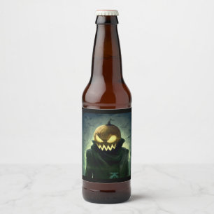 Kopfloses Pferdefleisch, Halloween-Biermarken Bierflaschenetikett