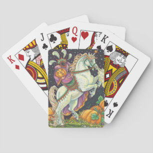 KOPFLOSES REITERFRÄULEIN VON SLEEPY HOLLOW SPIELKA SPIELKARTEN