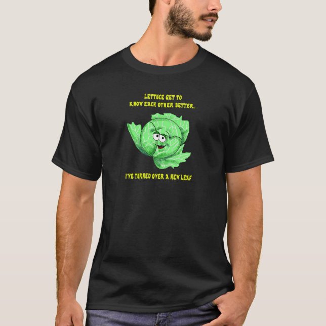 Kopfsalat wählen zeichnet oben aus T-Shirt (Vorderseite)