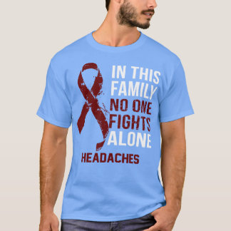 Kopfschmerzen Bewusstsein niemand kämpft allein Ho T-Shirt