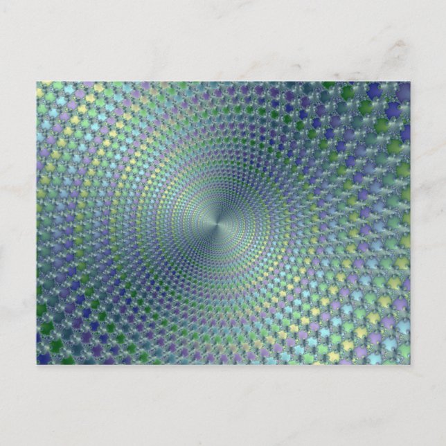 Kopfschmerzen - Fraktal Postkarte (Vorderseite)