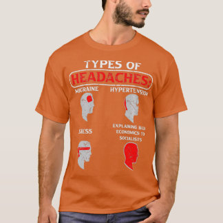 Kopfschmerzen Funny Economics Kapitalist T-Shirt
