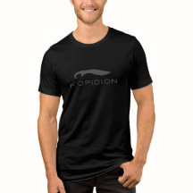 Kopidion Sword Logo-T - Shirt - Grau auf Schwarz