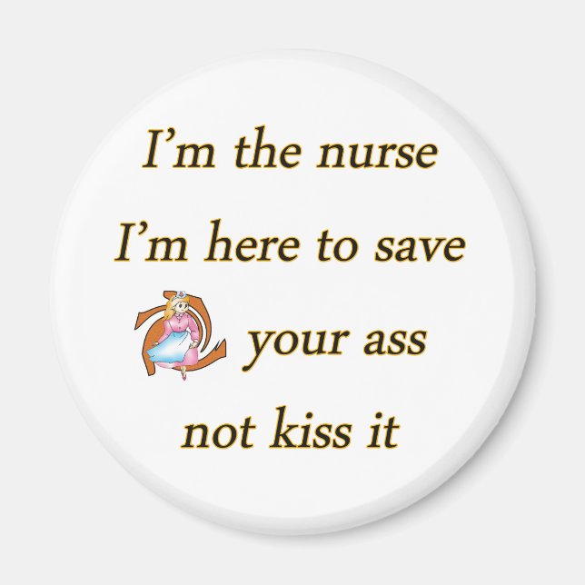 Kopie der Krankenschwester Magnet (Vorne)