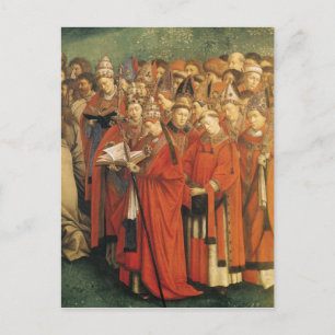 Kopie der Verehrung des Mystischen Lammes Postkarte