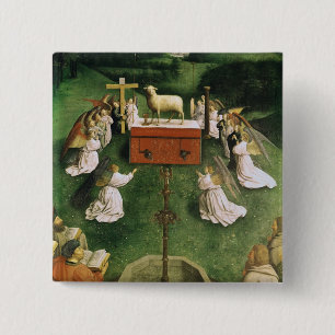 Kopie der Verehrung des mystischen Lamms Button