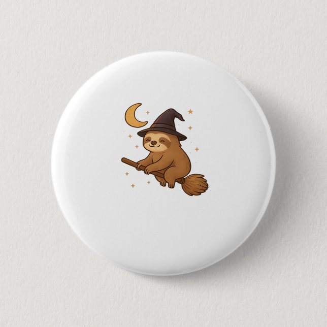 Kopie des Ghost-Igel Bibliothekar � Niedliches Hal Button (Vorderseite)