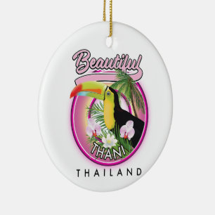 Kopie des schönen Thani Thailand Keramik Ornament