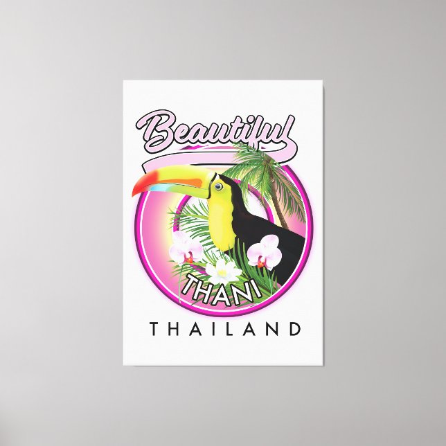 Kopie des schönen Thani Thailand Leinwanddruck (Vorderseite)