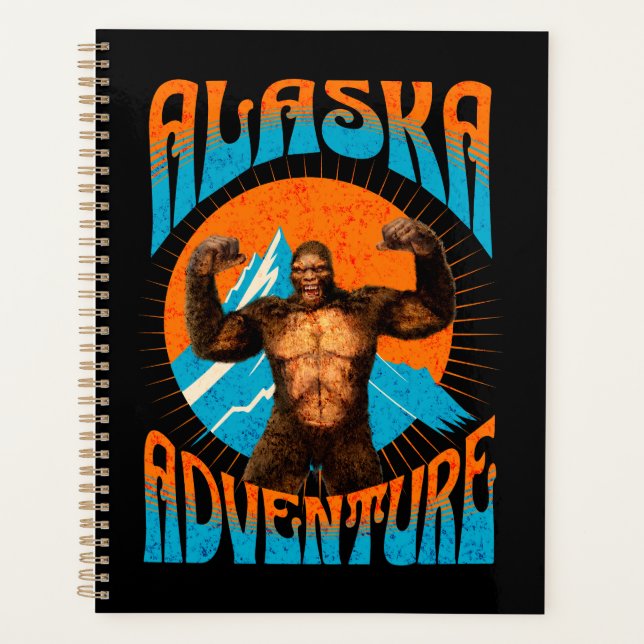Kopie von Alaska Adventure Funny Sasquatch Planer (Vorderseite)