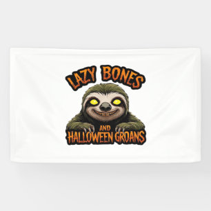 Kopie von Lazy Bones and Halloween Groans - Creepy Banner