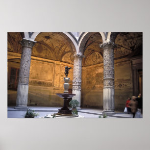 Kopie von Putto mit Delfin von Andrea del Poster