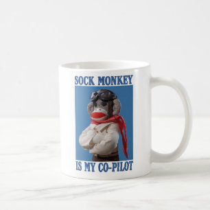 Kopilot-Affe-Tasse Kaffeetasse