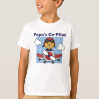 Kopilot von Papa - Niedliches Flugzeug