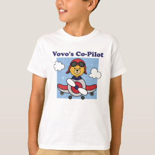 Kopilot von Vovo - Niedliches Flugzeug T-Shirt