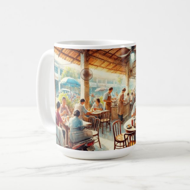 Kopitiam in Penang Kaffeetasse (Vorderseite Links)