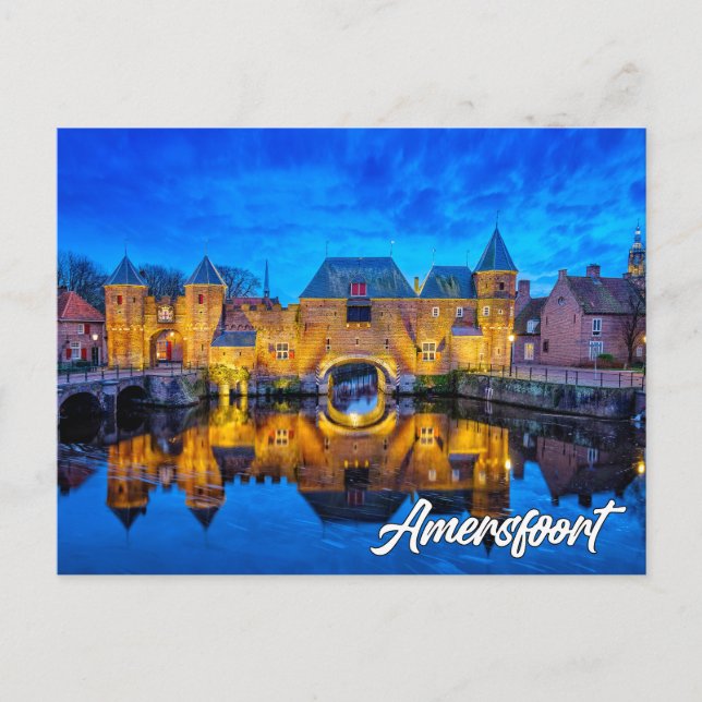 Koppelpoort Gate, Amersfoort, Netherlands Postkarte (Vorderseite)