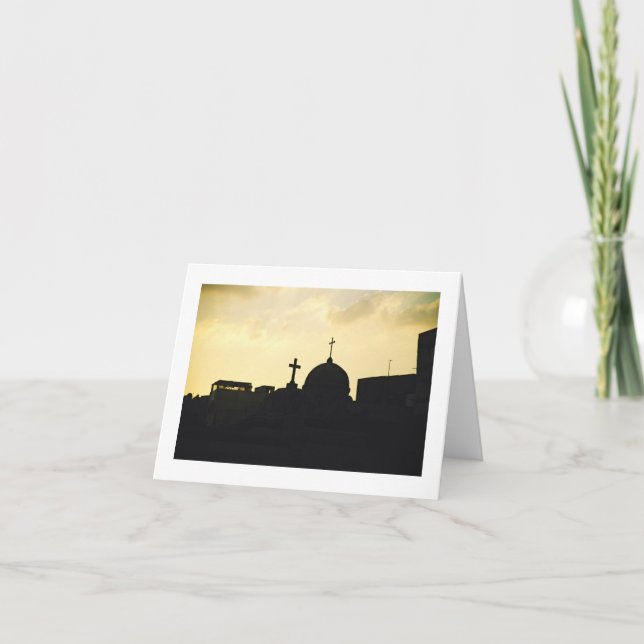 Koptisches Kairo Feiertagskarte (Vorderseite)