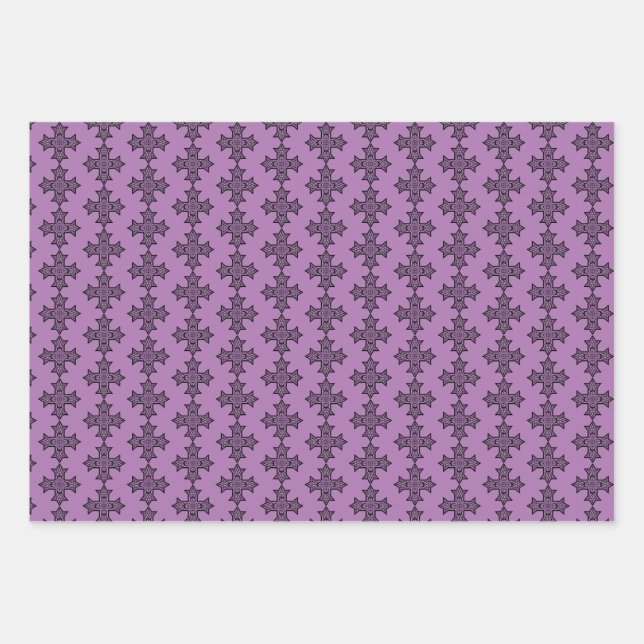 koptisches Kreuz Geschenkpapier Set (Vorderseite)