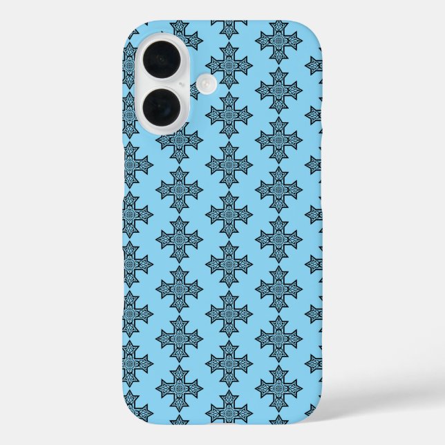 koptisches Kreuz iPhone 16 Hülle (Rückseite)