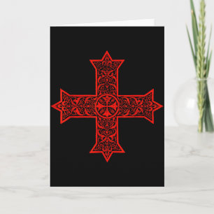 Koptisches Kreuz Koptisch-orthodoxe Kirche Östlich Karte