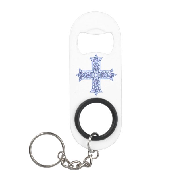 koptisches Kreuz Mini Flaschenöffner (Vorderseite)