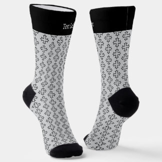 koptisches Muster für Kontur Socken