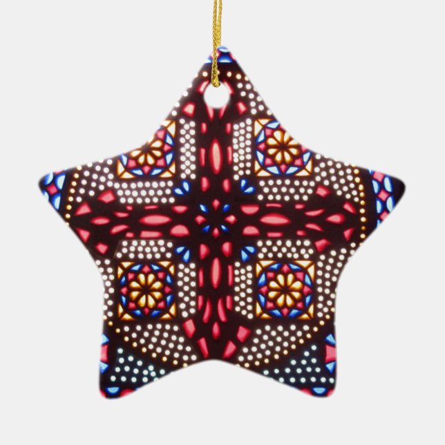KOPTISCHES QUERESbuntes und schön Keramik Ornament (Vorne)