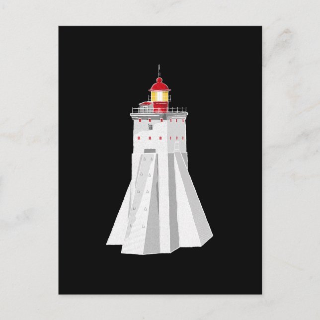 Kopu Lighthouse Postkarte (Vorderseite)
