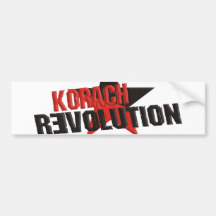 Korach-Revolution Autoaufkleber