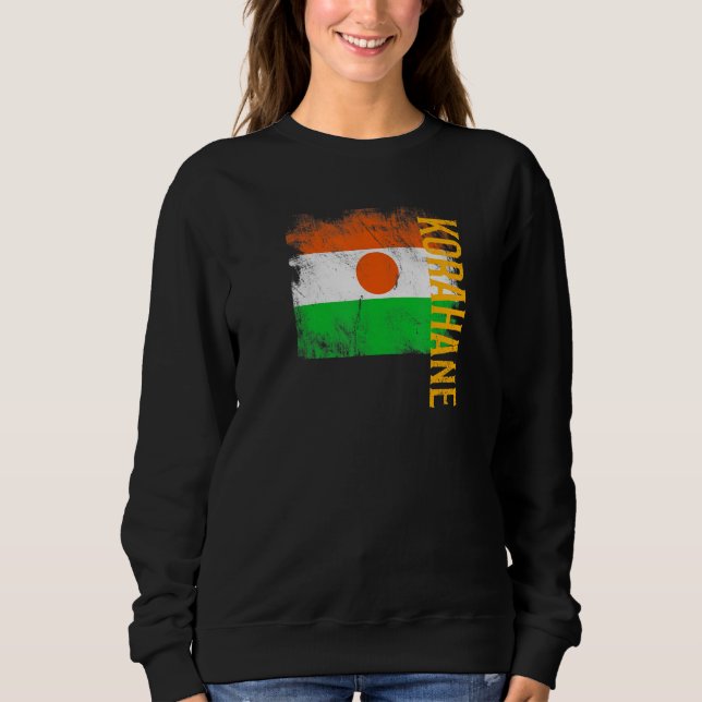 Korahane Niger Fahne für Nigerias Männer Frauen Ki Sweatshirt (Vorderseite)