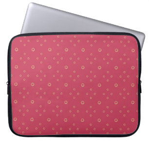 Koralle Golden Zinnia Sun Laptopschutzhülle