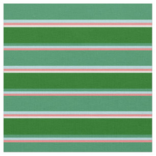 Koralle, Pulver blau, Sea Green, Dunkelgrün und We Stoff