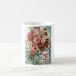 Korallen auf Misty Green Kaffeetasse