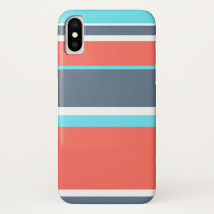 Korallen, blau und grau Case-Mate iPhone hülle