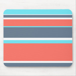 Korallen, blau und grau mousepad