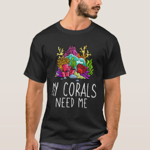 Korallen-Frag-Riff-Aquarium-Fischbecken-Aquaristik T-Shirt