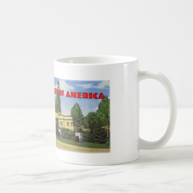 Korallen-Gerichts-Kaffee-Tasse des Weg-66 Kaffeetasse (Rechts)