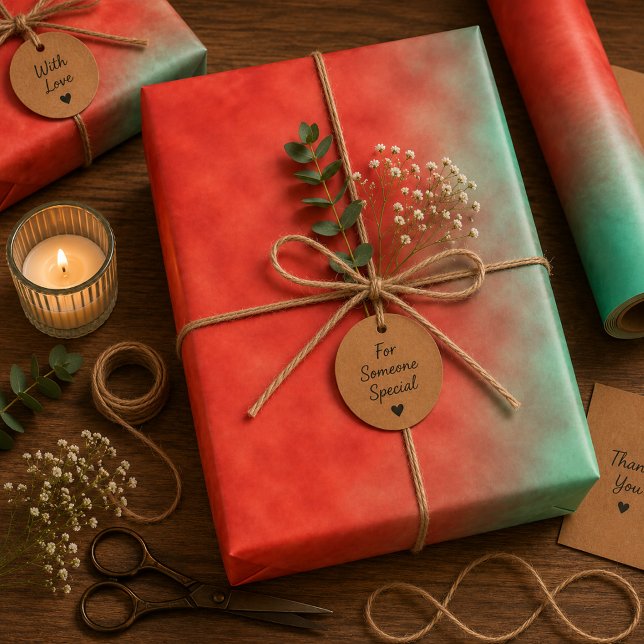 Korallen-Himmel-Erinnerung Geschenkpapier Set (Von Creator hochgeladen)