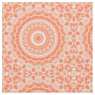 Korallen Mandala Geometrisches Muster Stoff