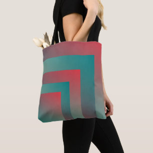 Korallen-Türkis-Töne Tasche